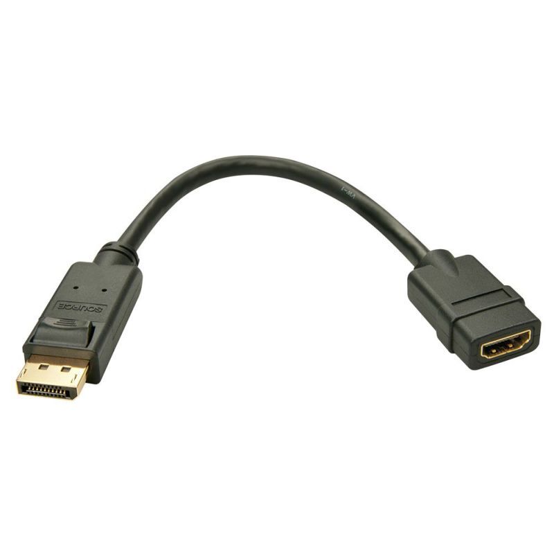 Lindy DP 1.2-HDMI 1.3 Conv Computers Lindy, Cables Product image.