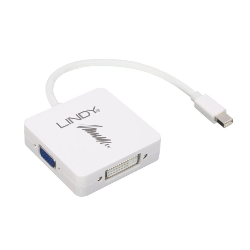 Lindy Mini DP 1.2 Multi Conv Computers Lindy, Cables Product image.