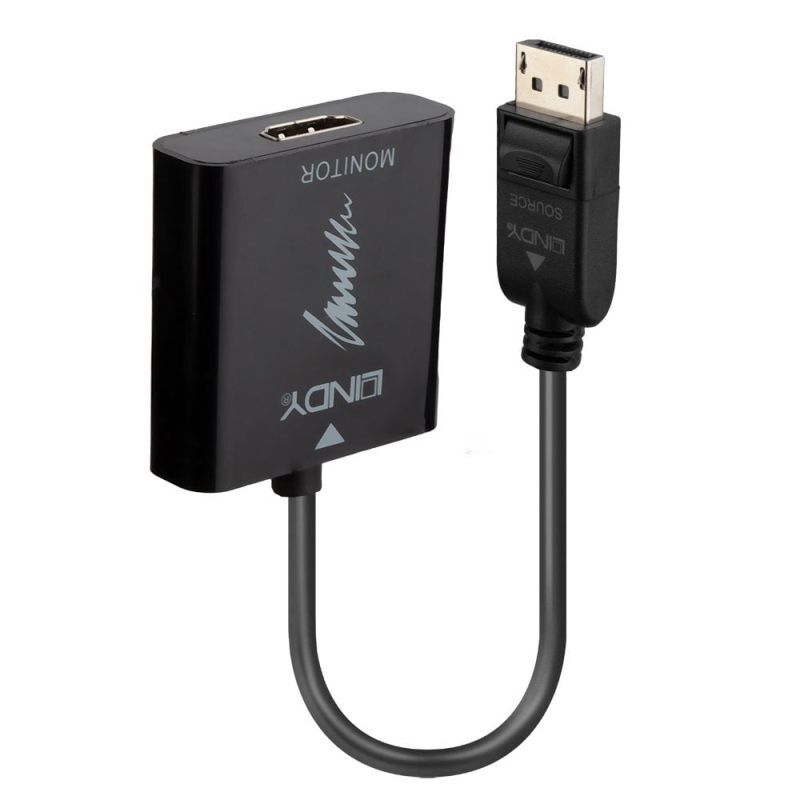Lindy DP 1.2-HDMI Active Conv Computers Lindy, Cables Product image.