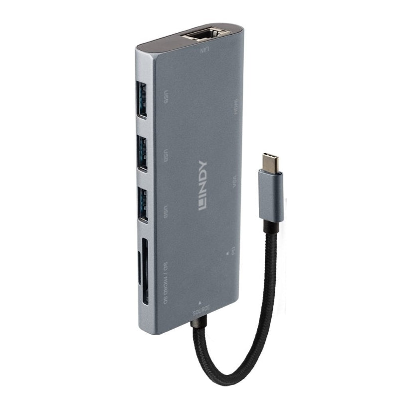 Lindy USB-C Docking Station Computers Lindy, Cables Product image.
