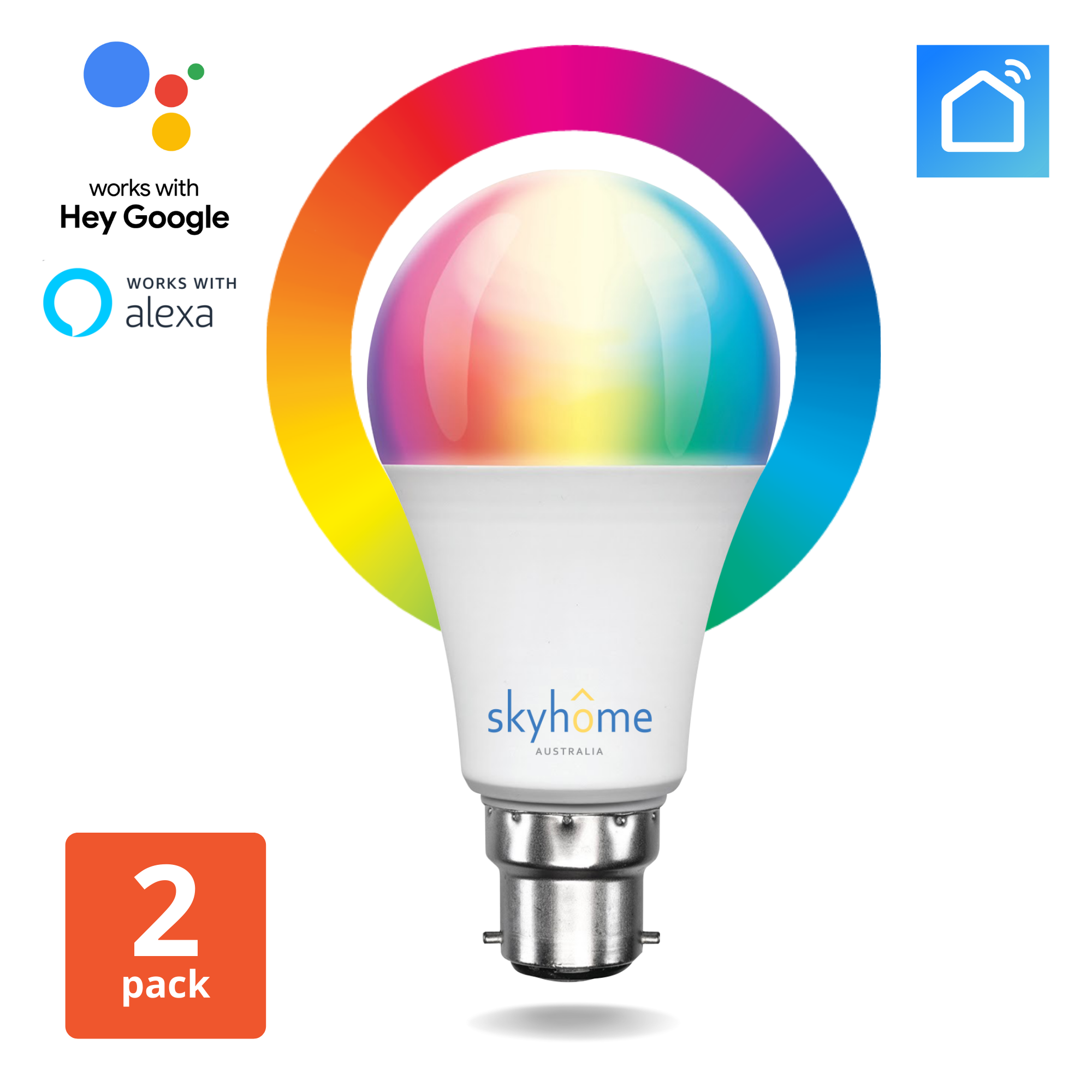 undefined skyLUX Smart Wi-Fi LED Bulb skyhome australia smart bulb skyhome australia smart home automation.