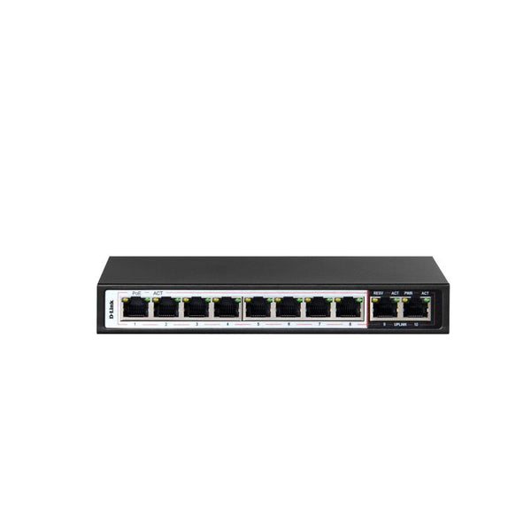 D-LINK DES-F1010P-E PoE Switch Networking D-LINK, Hubs Product image.