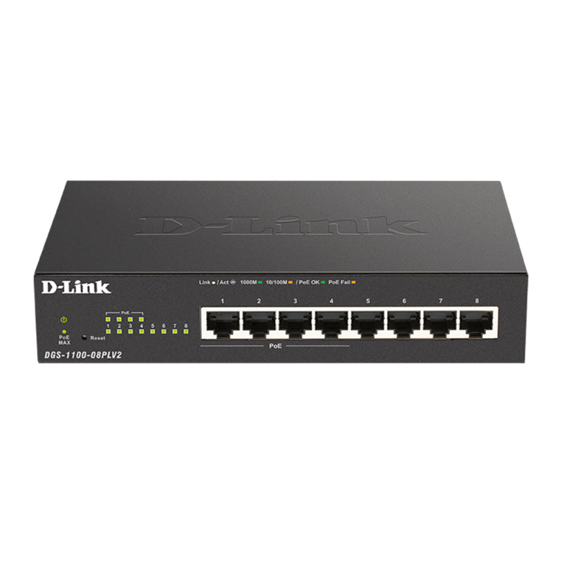 D-LINK 8-Port Managed Switch Networking D-LINK, Hubs Product image.