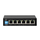 D-Link 6-Port Gigabit PoE Swth Networking D-Link, Hubs Product image.