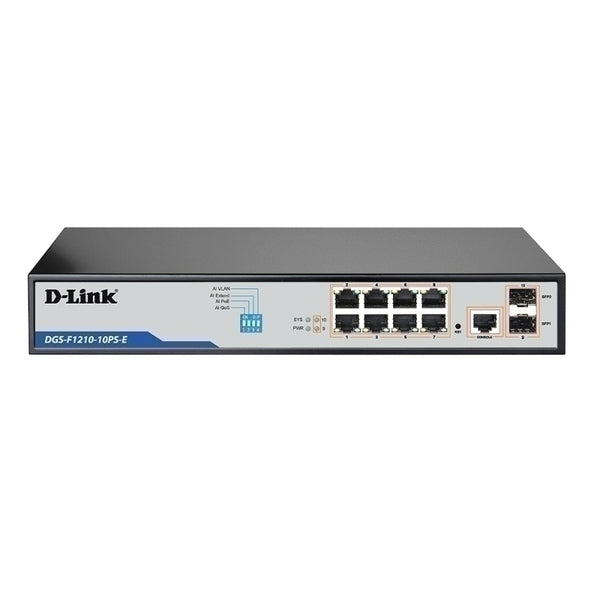 D-Link DGS-F1210-10PS-E Switch Networking D-Link, Hubs Product image.