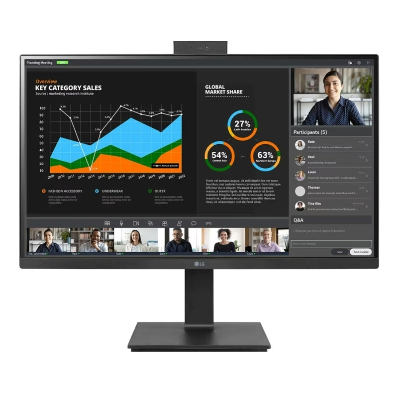 LG 27'' QHD Monitor Computers LG, Monitors Product image.