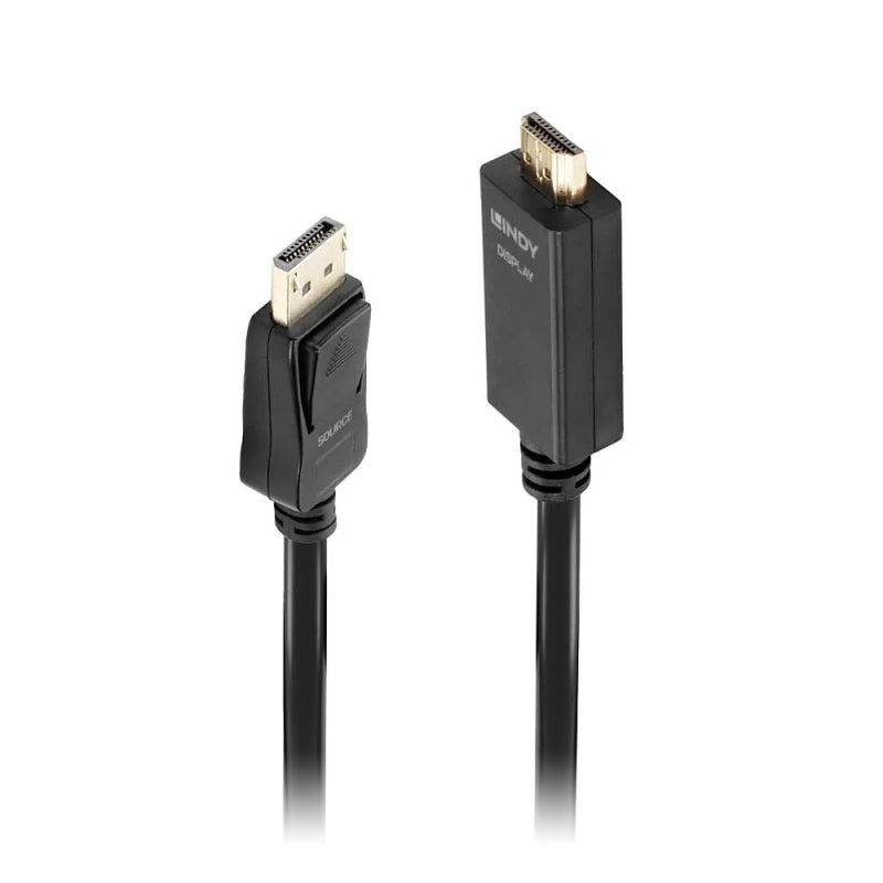 Lindy 1m DP-HDMI 10.2G Cable Computers Lindy, Cables Product image.