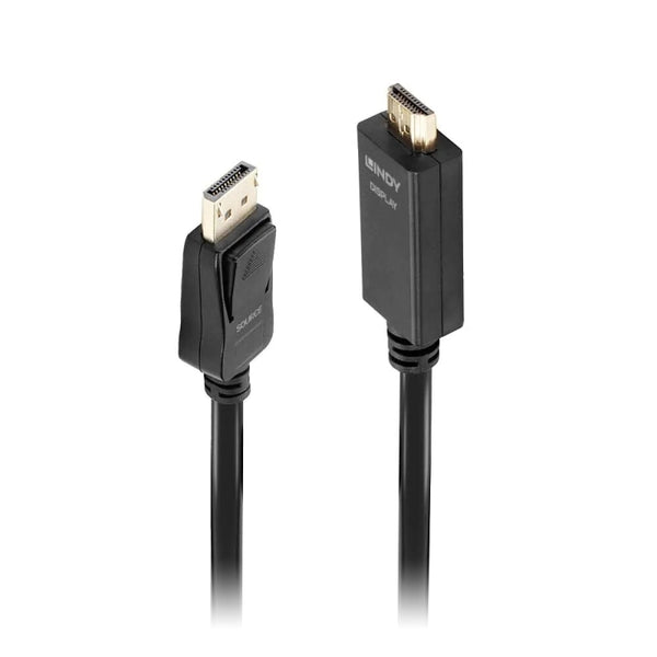 Lindy 1m DP-HDMI 10.2G Cable Computers Lindy, Cables Product image.