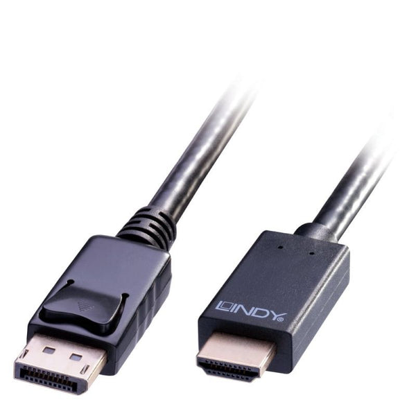 Lindy 3m DP-HDMI 10.2G Cable Computers Lindy, Cables Product image.