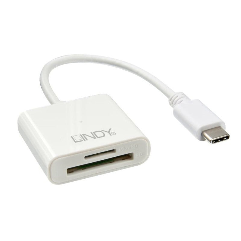 Lindy USB 3.1 Type C SD Reader Computers Lindy, Cables Product image.