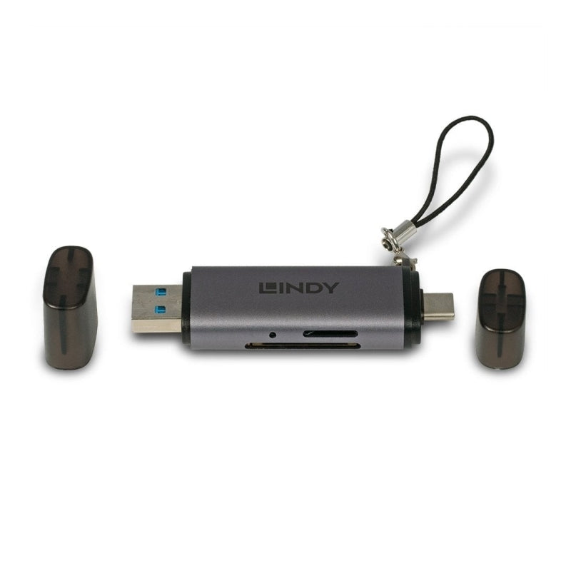 Lindy USBC/A SD Card Reader Computers Lindy, Cables Product image.