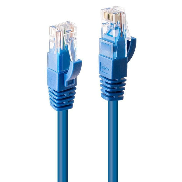 Lindy 15m CAT6 UTP Cable Blue Computers Lindy, Cables Product image.