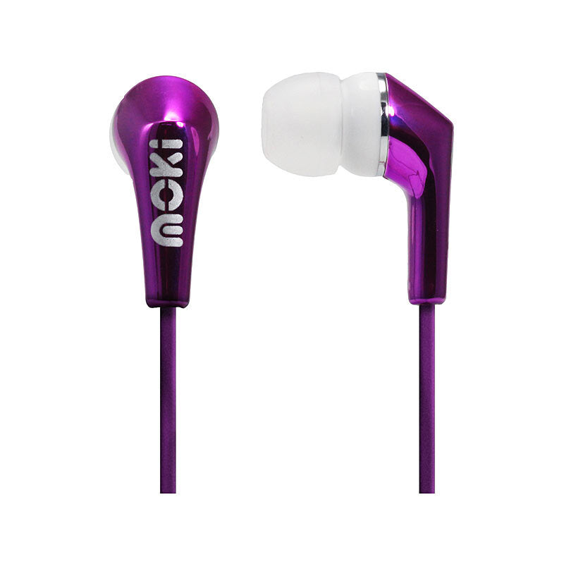 Moki Metallics Earphone Pink Audio Moki, Headphones Product image.