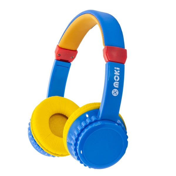 Moki Play Safe Headphone Bl/Yl Audio Moki, Headphones Product image.