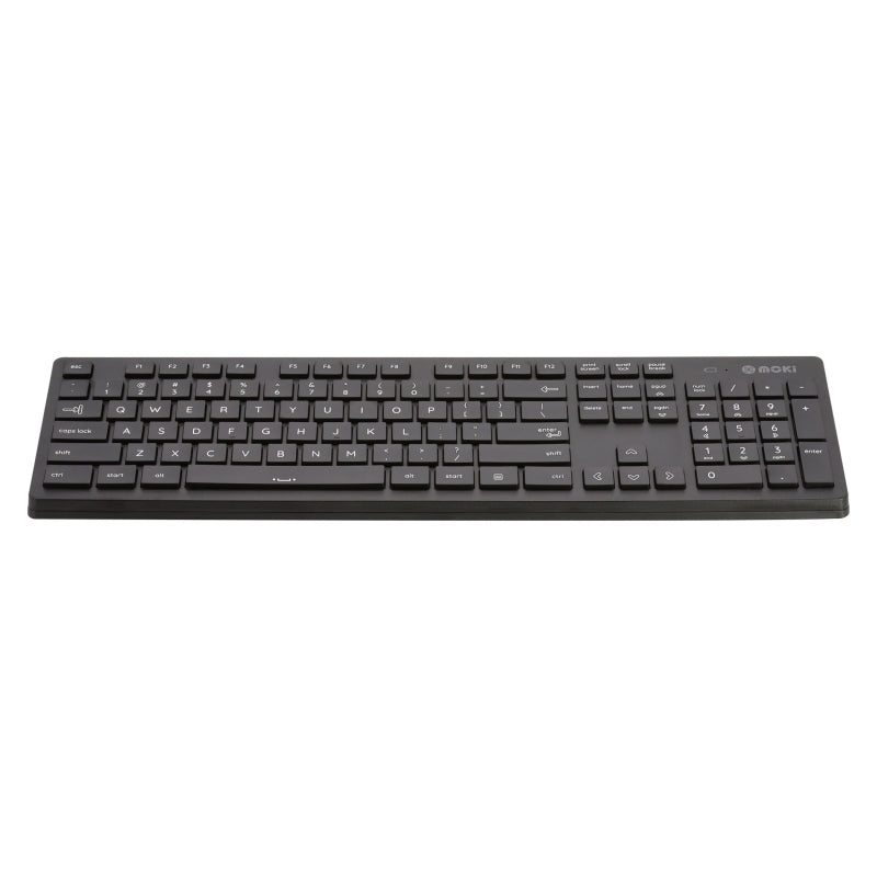 Moki Wireless Keyboard Black Computers Moki, Accessories Product image.