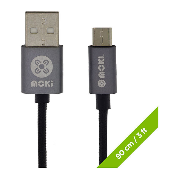 Moki Braid MicroUSB Syn Cable Computers Moki, Cables Product image.