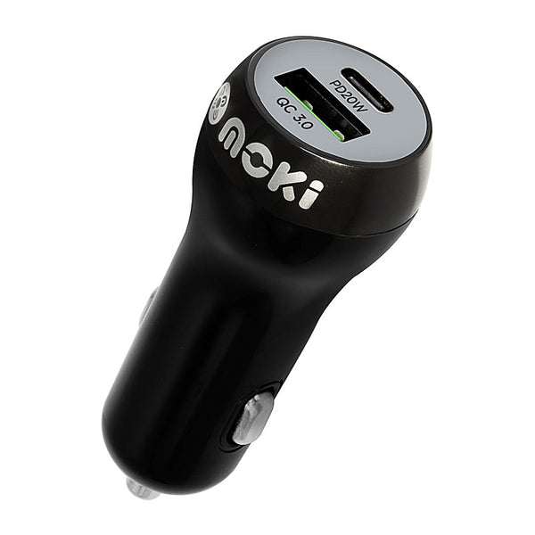 Moki Car Charger PD Type-C QC Mobile Moki, Mobile Accessories Product image.