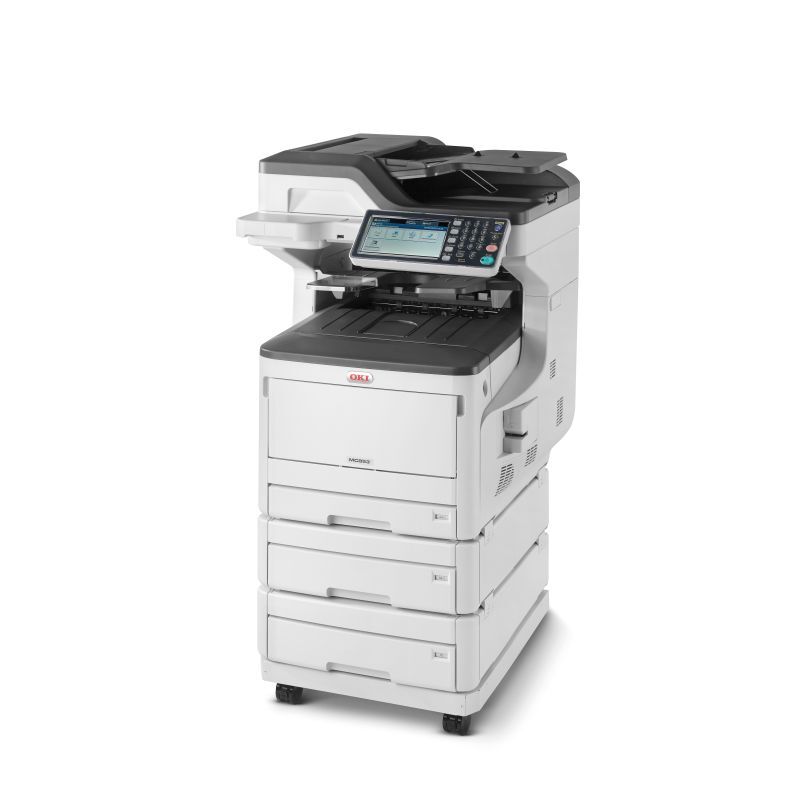 Oki MC853DNX Colour MFP Office Oki, Printers Product image.