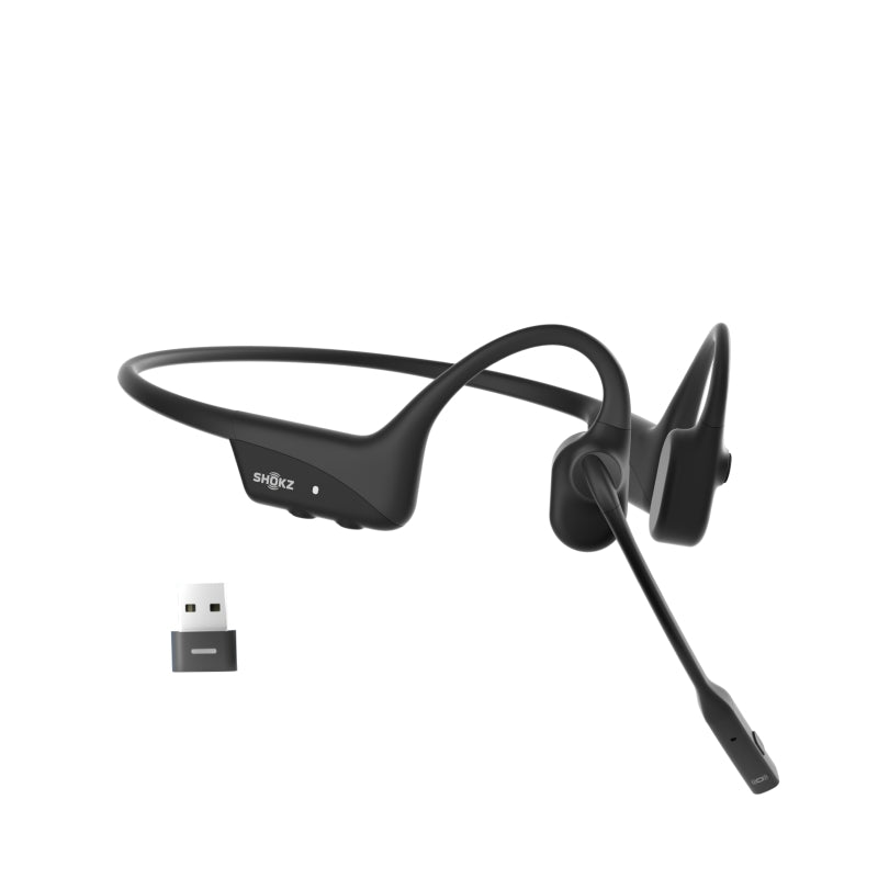 Shokz Opencomm 2 UC Black USBA Audio Shokz, Headphones Product image.