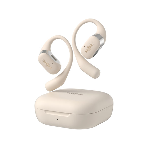 Shokz OpenFit Beige Audio Shokz, Headphones Product image.