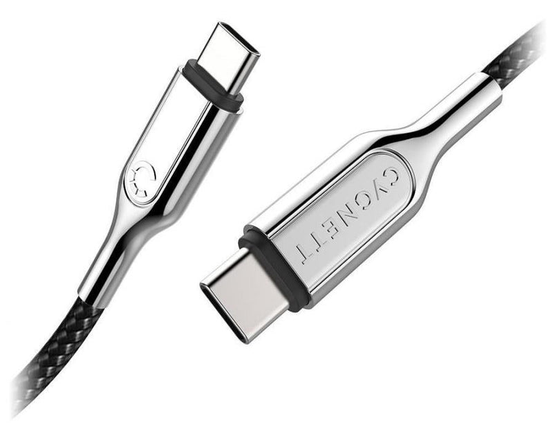Cygnett USB-C to USB-C 3.1 Armored Cable 1M - Black