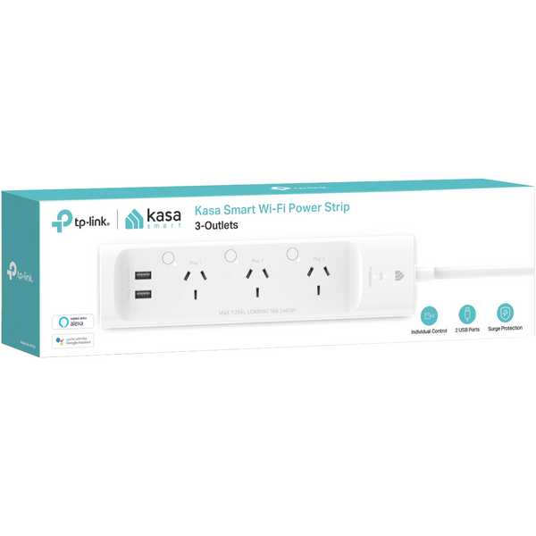 undefined TP-Link Kasa Smart Wi-Fi Triple Power Strip TP-Link plug skyhome australia smart home automation.