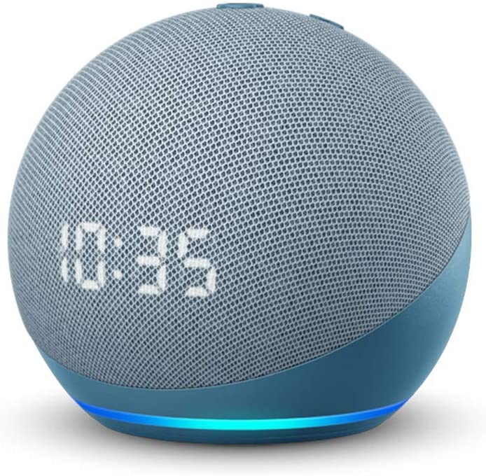 Echo Dot (4 Gen) with Clock & Alexa