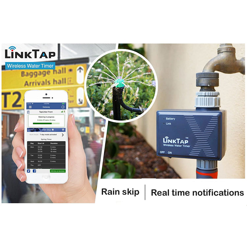 undefined Link Tap Wireless Water Timer for Lawns & Gardens Link Tap smart water controller skyhome australia smart home automation.