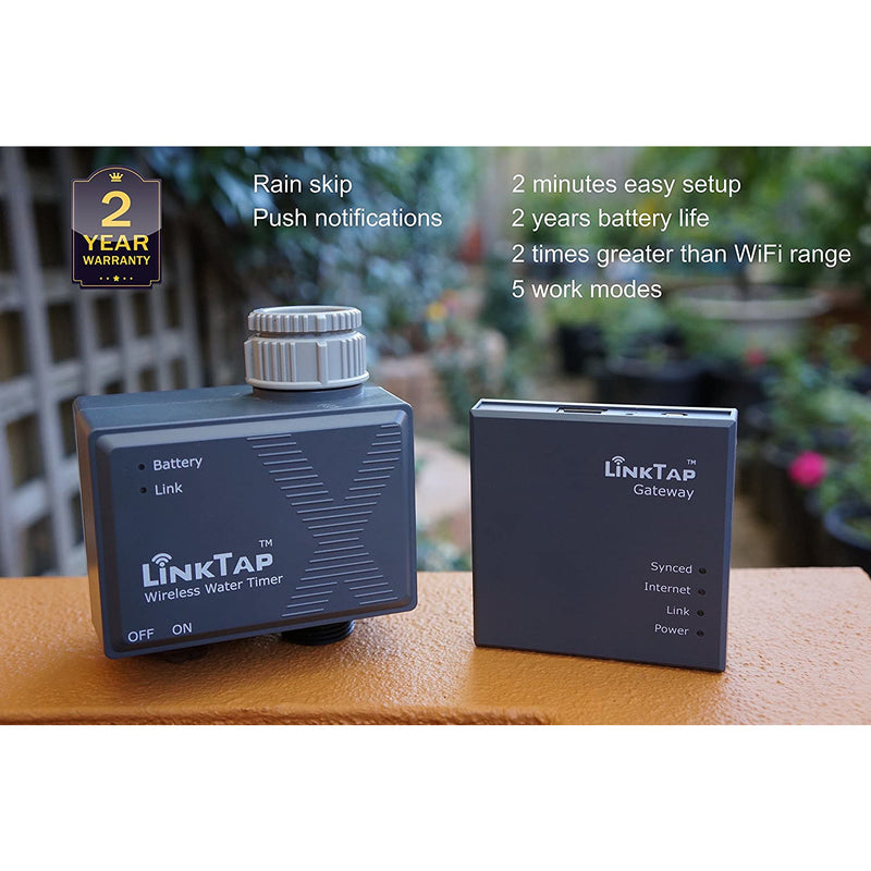 undefined Link Tap Wireless Water Timer for Lawns & Gardens Link Tap smart water controller skyhome australia smart home automation.