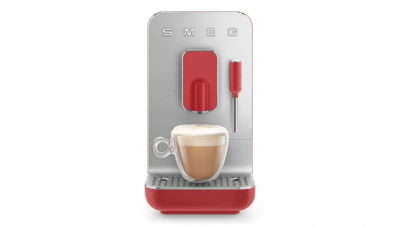 Smeg Automatic Coffee Machine with Frother - Red