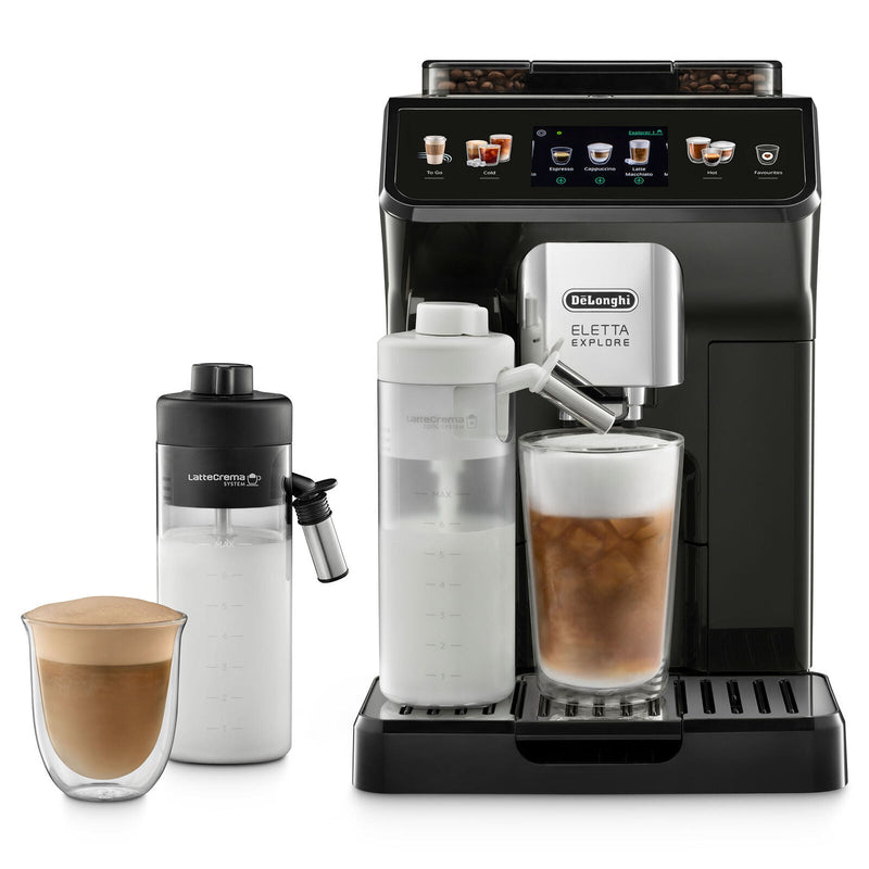 DeLonghi Eletta Explore Fully Automatic Coffee Machine - Grey